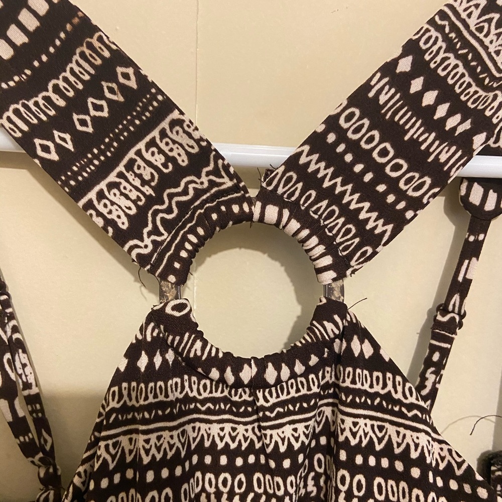 Ruby Rox Brown Patterned Dress NWT - Picture 2 of 7